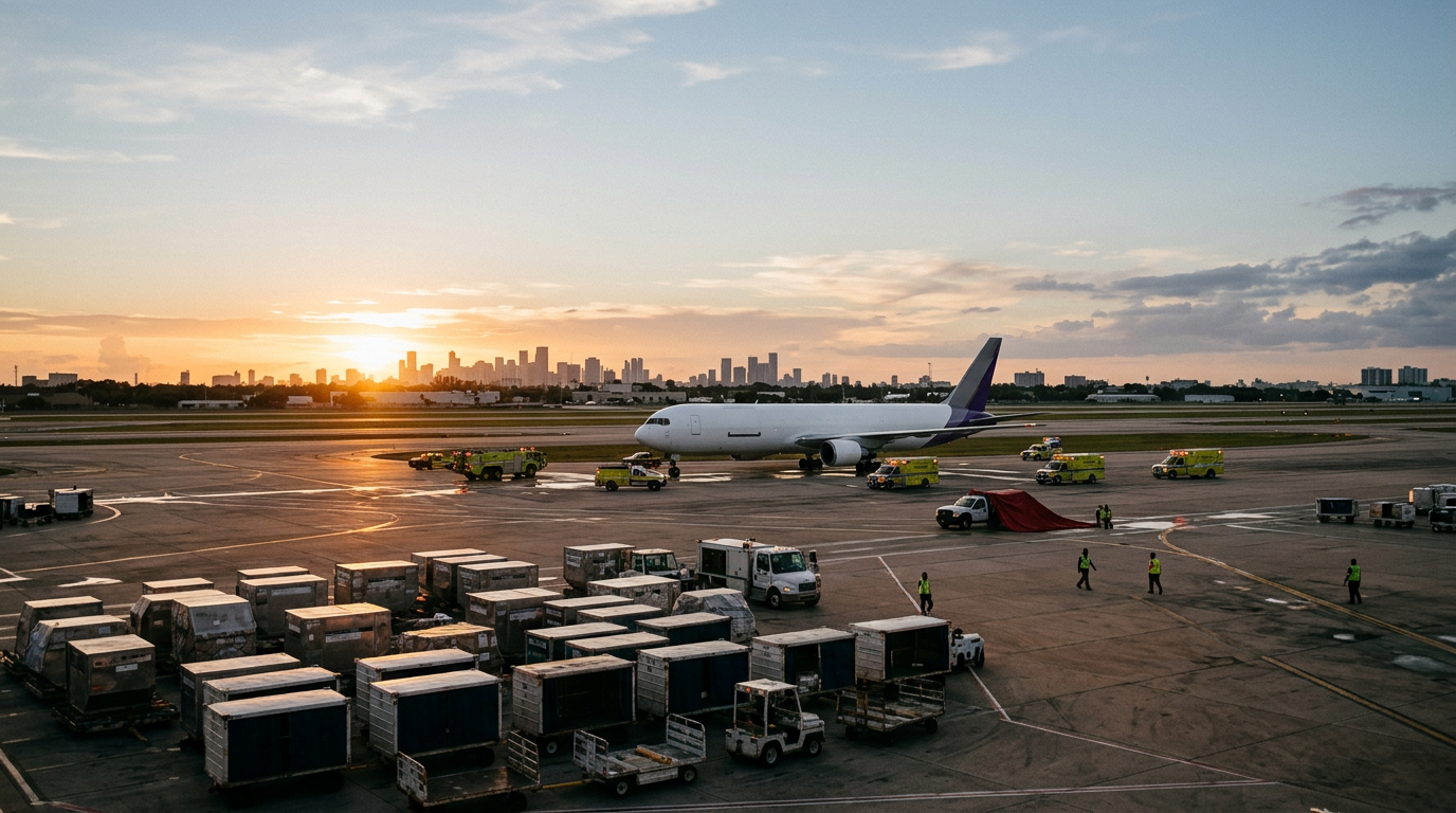 Accidente en Miami: la parálisis del gran nudo aéreo de la Hispanidad
