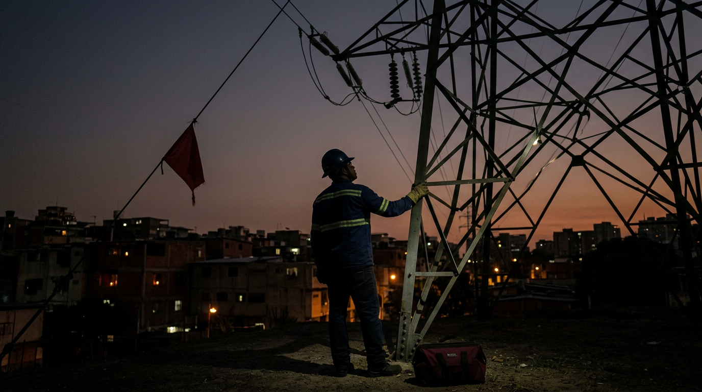 La red eléctrica de Venezuela se apaga pese a los pactos con EE. UU.